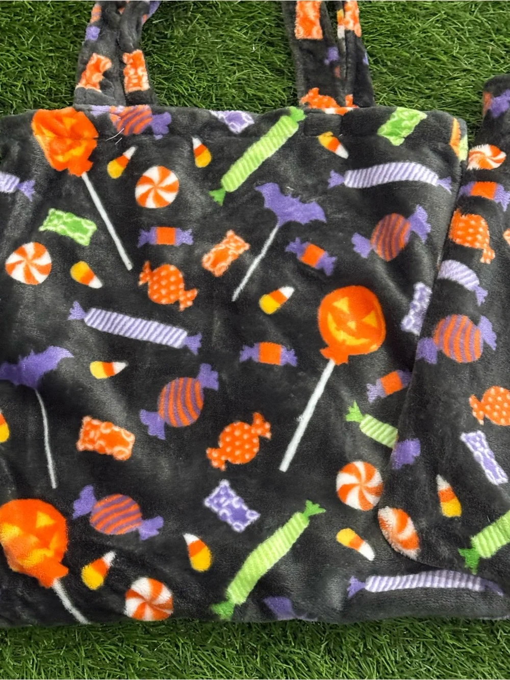 Fleece Trick Or Treat Goodie Bags - Set of 2